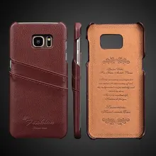 Чехол из натуральной кожи на заднюю панель для samsung Galaxy S7 Edge Ультратонкий чехол с подарочной защитой экрана для S7Edge/S7