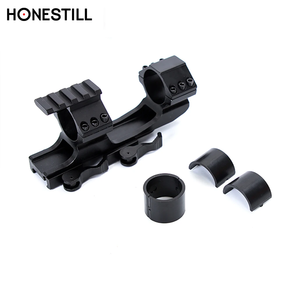 

HONESTILL 30mm Dual Ring Cantilever quick Release Scope Mount Heavy Duty Rail 20mm Weaver Base For Hunting Rifle Scope