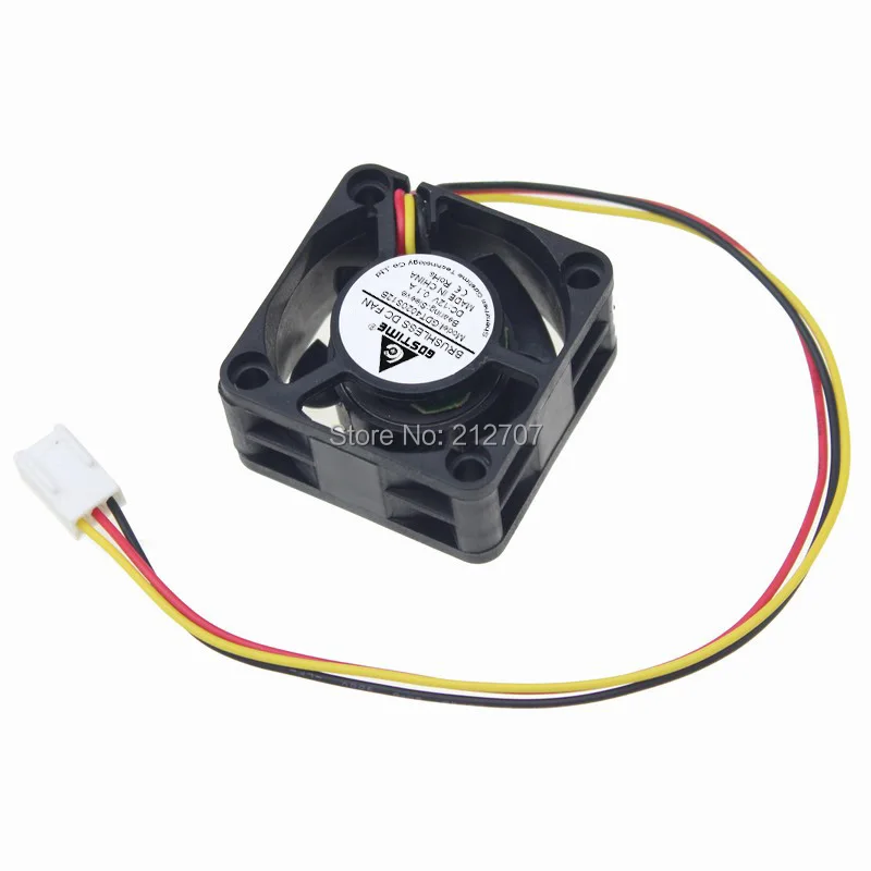 5 шт./лот Gdstime бесщеточный осевой 4 см 4020s 40x40x20 мм ПК 12 в 40 DC вентилятор охлаждения|dc