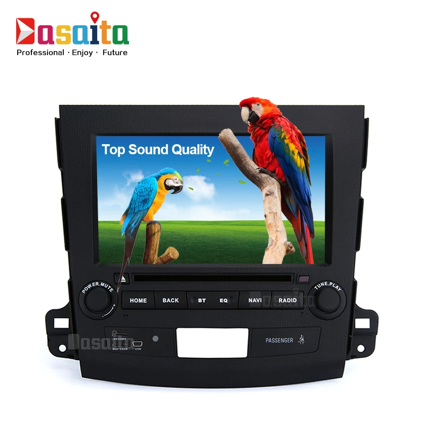 Car GPS stereo dvd player for Mitsubishi Outlander navi radio Headunit Quad Cord Android 5 1