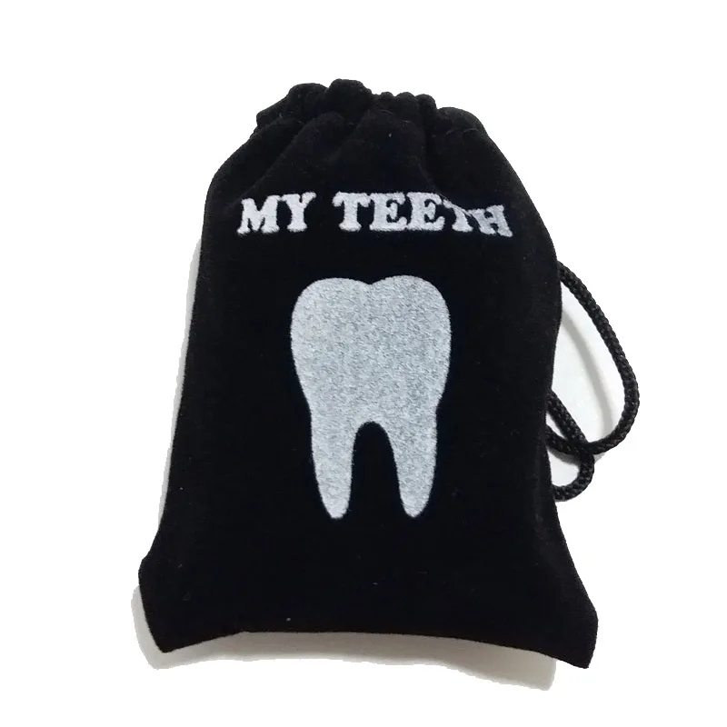 10pcs Dental clinic gift Deciduous teeth bag primary teeth case The tooth fairy bag 10pcs Dental clinic gift Deciduous teeth bag primary teeth case The tooth fairy bag