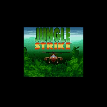 

Jungle Strike NTSC Version 16 Bit 46 Pin Big Gray Game Card For USA Game Players