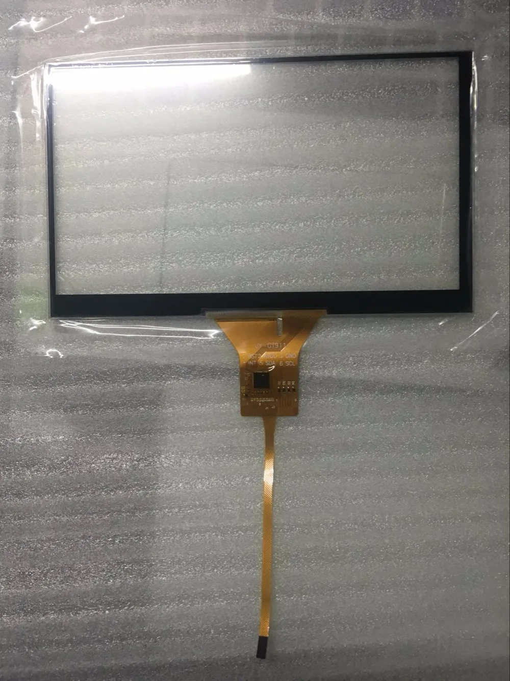  7 inch capacitive touch screen for car DVD navigation 164mm*99mm 6pin universal touch screen JY-GT9