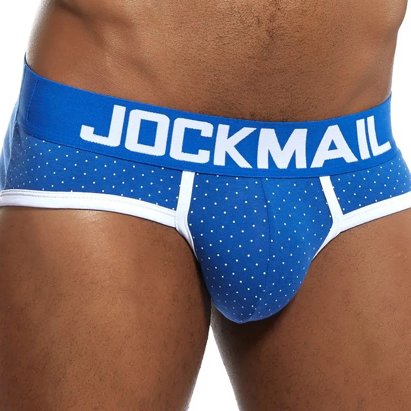 Трусы брифы JOCKMAIL мужские в горошек пикантное нижнее белье трусы из хлопка плавки