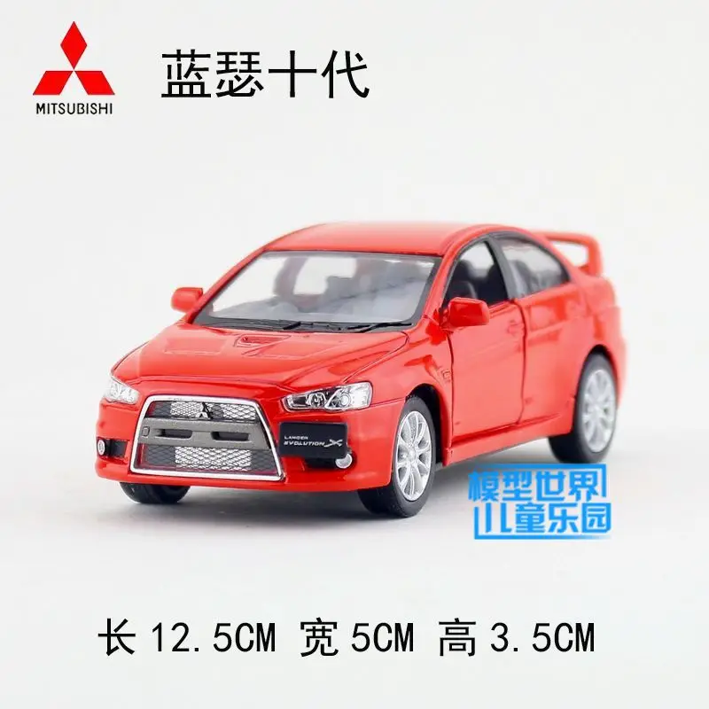 

Brand New KT 1/36 Scale Car Toys Mitsubishi Lancer Diecast Metal Pull Back Car Model Toy For Gift/Children/Christmas