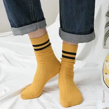 Забавные Женские носочки, различные цвета, женские хлопковые носки, женские дизайнерские носки в Корейском стиле для школьников и студентов