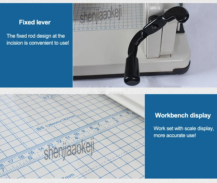 Руководство A4 резак бумаги Максимальная толщина резки 40 мм машина для скрапбукинга резки бумаги офисного оборудования 1 шт