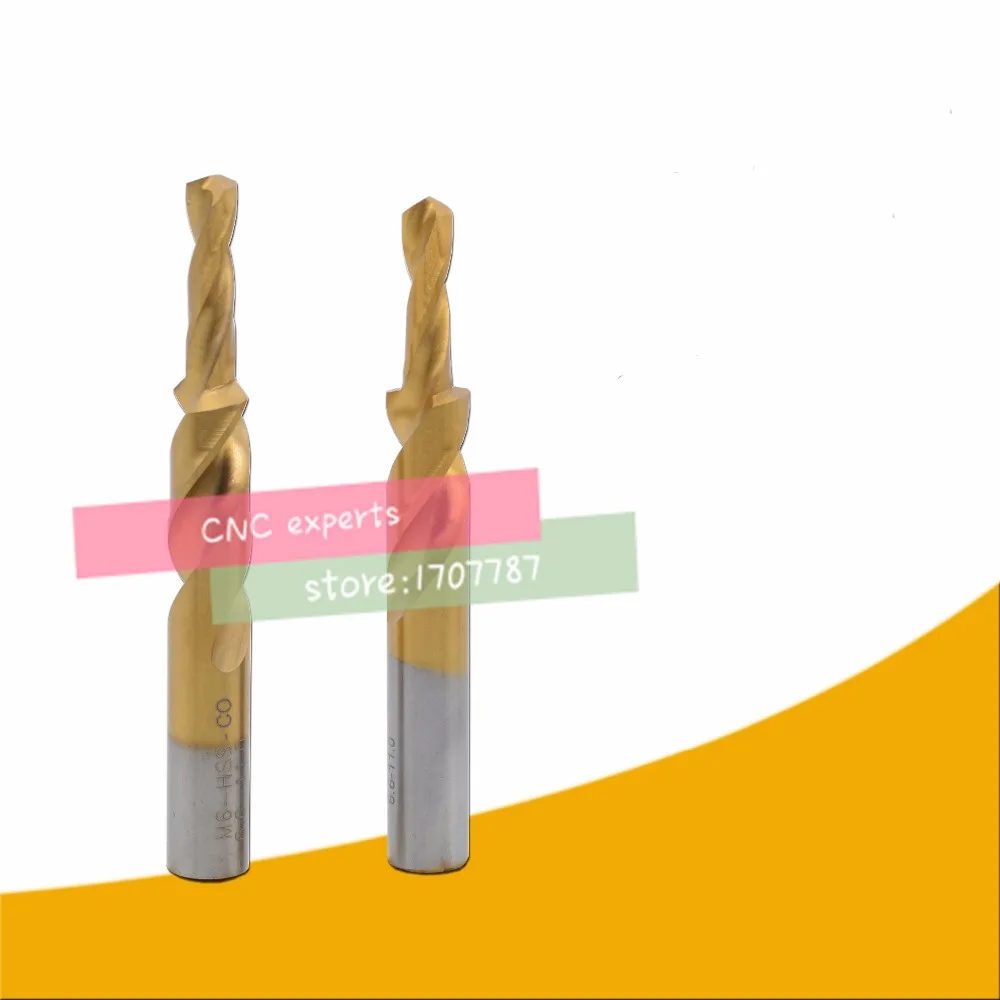

Free delivery, 1PCS M3~M12*90 degree Cobalt high speed steel M35 ladder drill twist drill counterbore drill ,chamfering drill