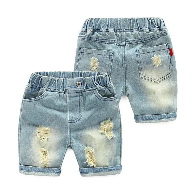 Kz 8375 Baby Holes Cowboy In Pants 2017 Summer Wear Han Garment Male