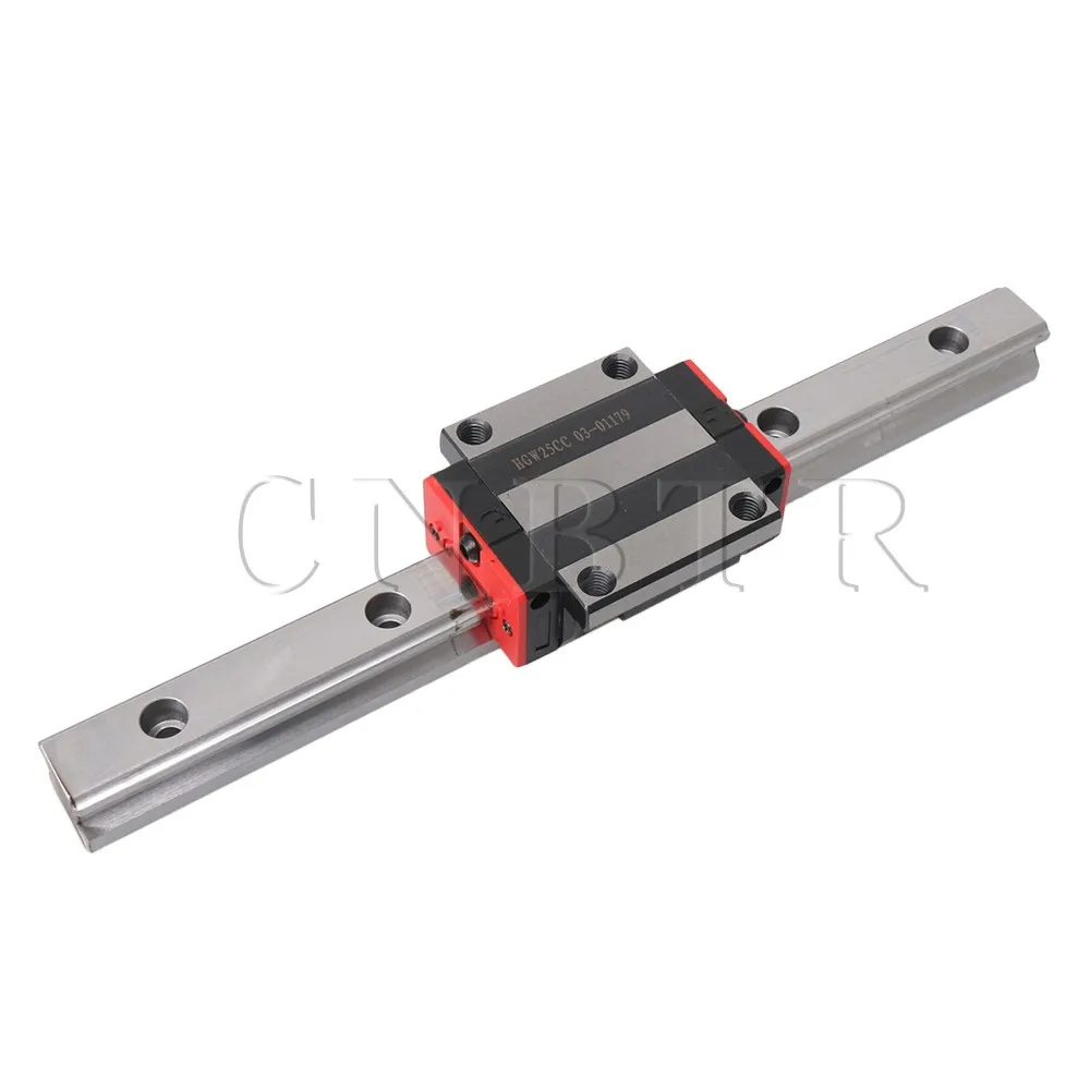 

CNBTRBearing Steel HG25 Linear Motion Guide Rail Sliding Slider Guideway & Rail Block Slider for Machine Tools Large Machinery