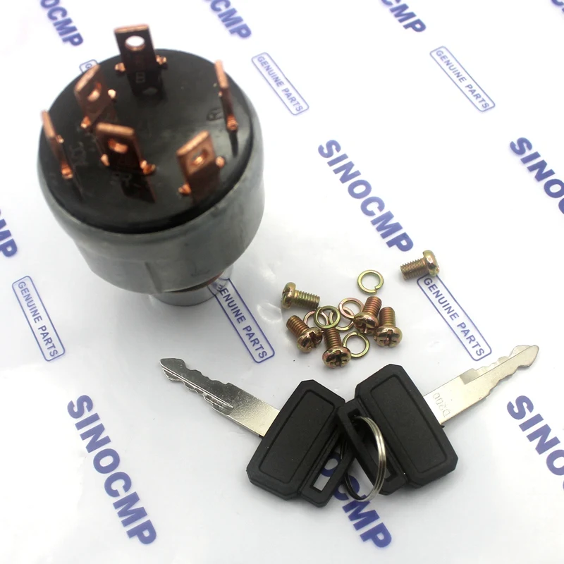Deawoo DH220-5-7 ignition key switch (8)