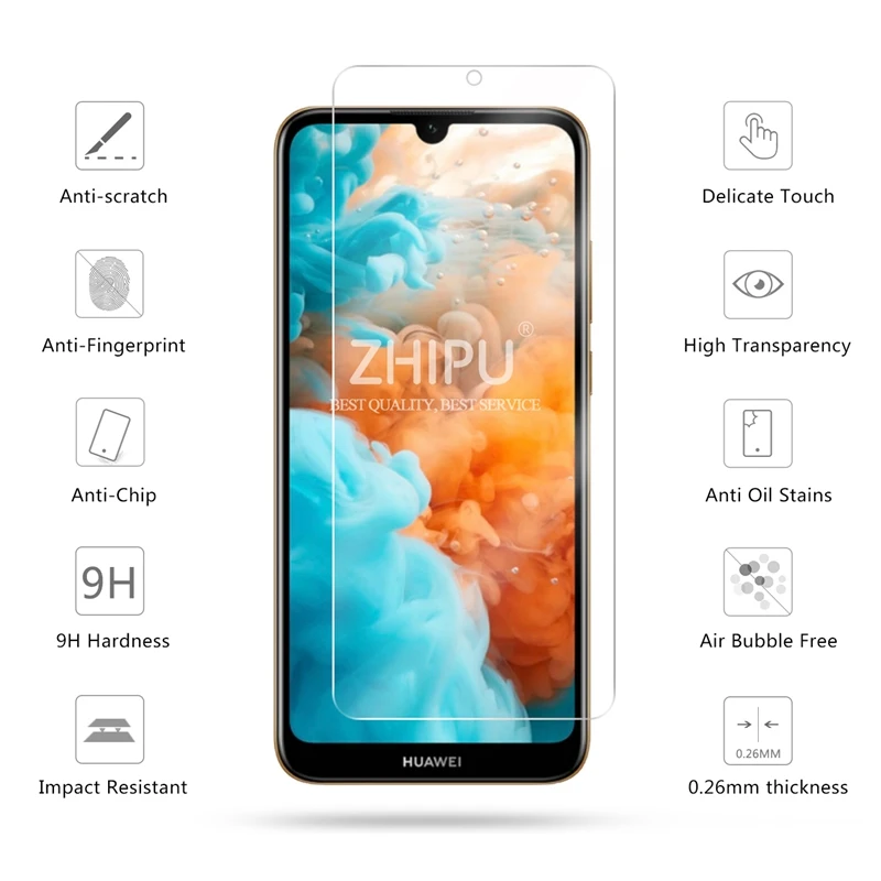 Закаленное стекло для huawei Y6 Защитное стекло для экрана 2.5D 9H закаленное стекло для huawei Y6 MRD-LX1 MRD-LX1F Y 6 Y62019
