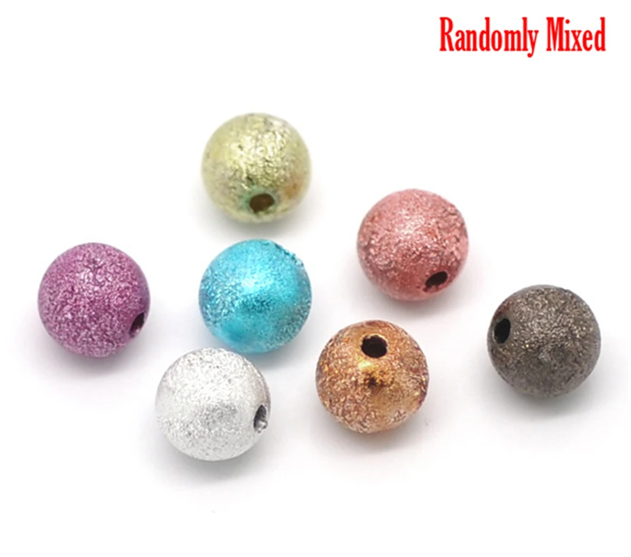 

DoreenBeads Mixed Spacer Round Beads 8mm, sold per packet of 300(B16917), yiwu