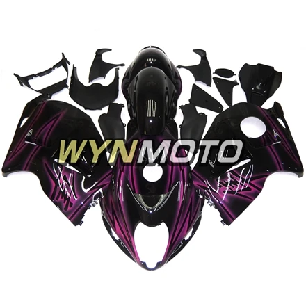 Полный комплект обтекателей для gsxr1300 1997-2007 97-07 инъекций ABS пластик Полный обтекатели комплект панелей кузов фиолетовый, черный кадры