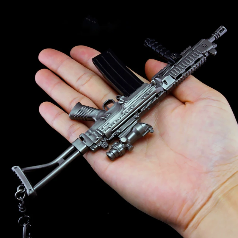 New Outdoor Fun & Sports Toy Rifle Gun SA58Para 17cm Mini Diecast