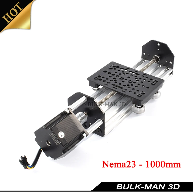 T6 Mini LeadScrew 12mm Pitch Slide Stage Linear Actuator Stepper Motor 50-200mm