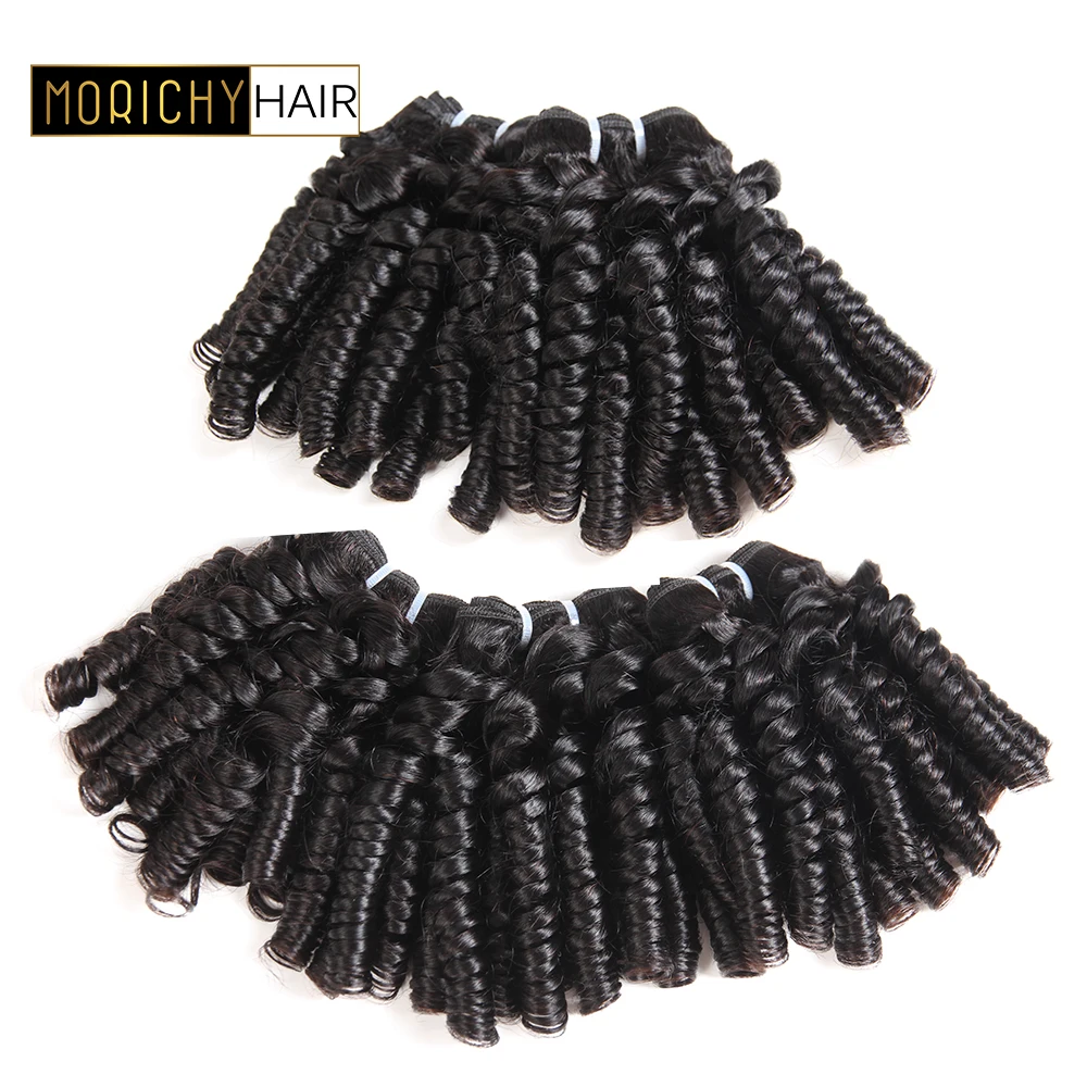 MORICHY Bouncy Culry Weave Bundles 50G/PCE Brazilian Hair Weave Bundles Romance Curls Remy Human Hair Extension Free Shipping MORICHY Bouncy Culry Weave Bundles 50G/PCE Brazilian Hair Weave Bundles Romance Curls Remy Human Hair Extension Free Shipping