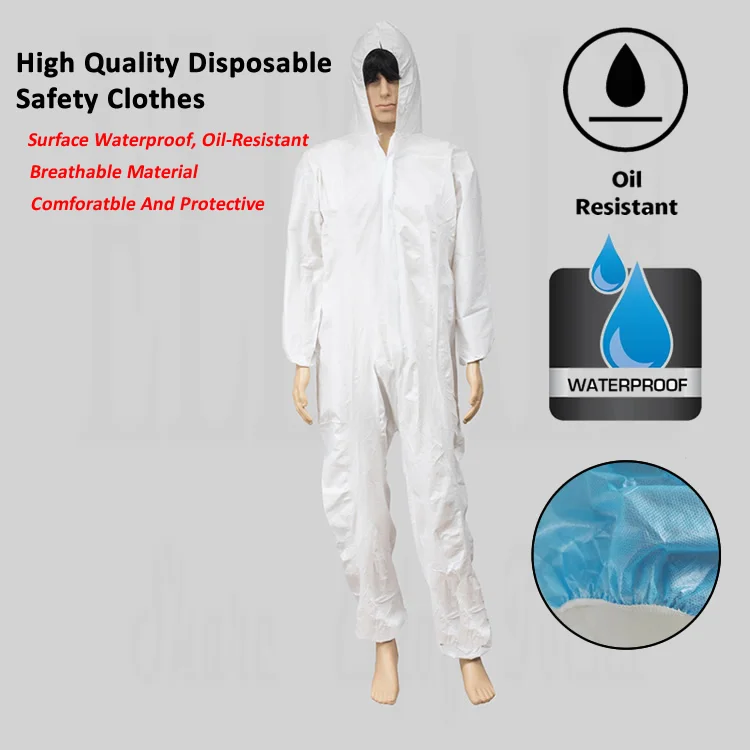 Одноразовый водостойкий маслостойкий Защитный Комбинезон для Spary Painting Decorating Clothes Overall Suit L/XL/XXL/XXXL