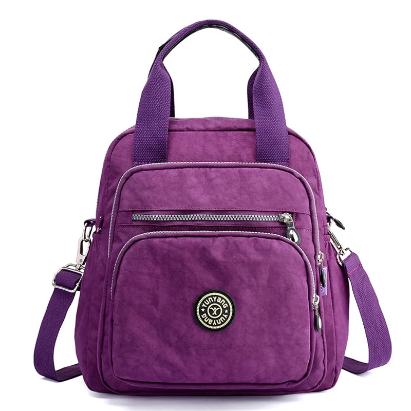 

Women School Backpack For Teenage Girls Mochila Feminina Shoulder Travel Bags Multifunctional Nylon Bagpack Female Mummy XA645WB