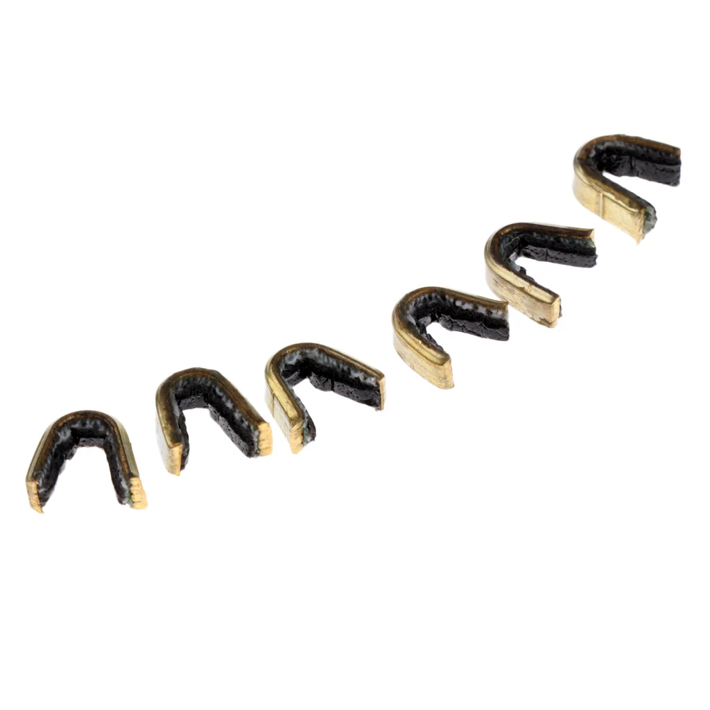 12Pcs Bowstring Nock Set Buckle Clips Nocking Points Archery Bow String Buckle Clip Bow String Protect Archery Accessories