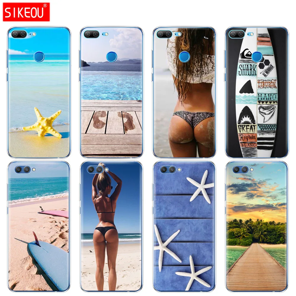 Силиконовый чехол для телефона Huawei Honor 10 V10 3c 4C 5c 5x 4A 6A 6C pro 6X 7X 6 7 8 9 LITE Let's go to beach |