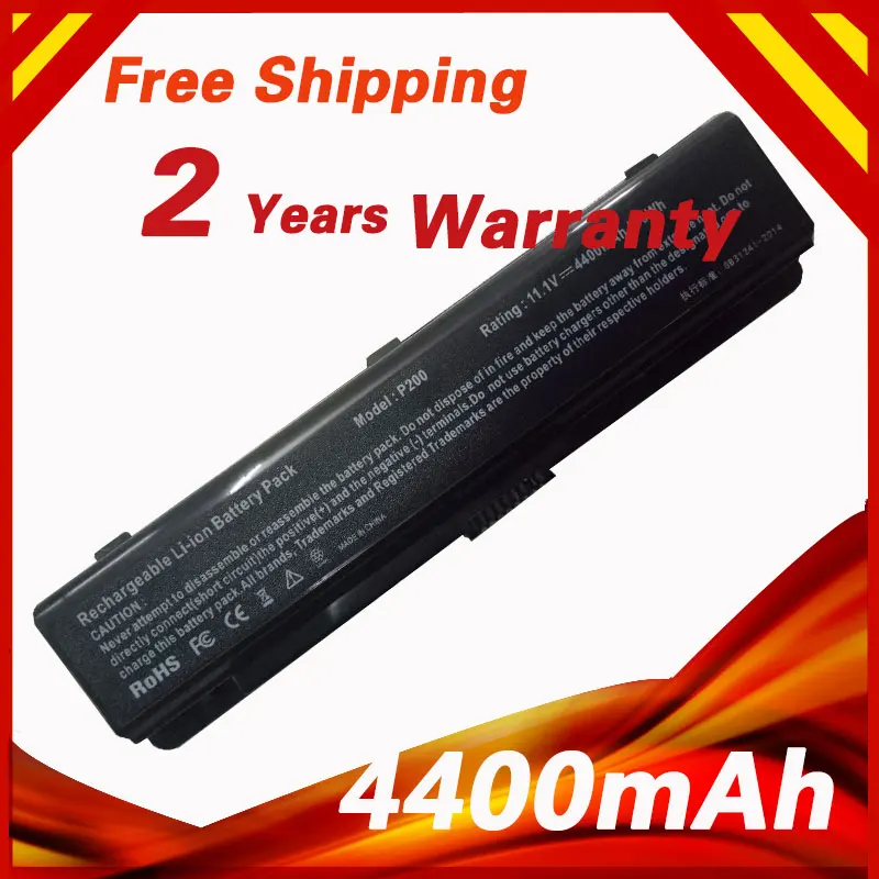 

Golooloo 4400mAh 10.8v Laptop Battery for Samsung P200 200B 400B 600B 600B5C NP200B NP400B NP600B Series AA-PLAN9AB AA-PBAN6AB