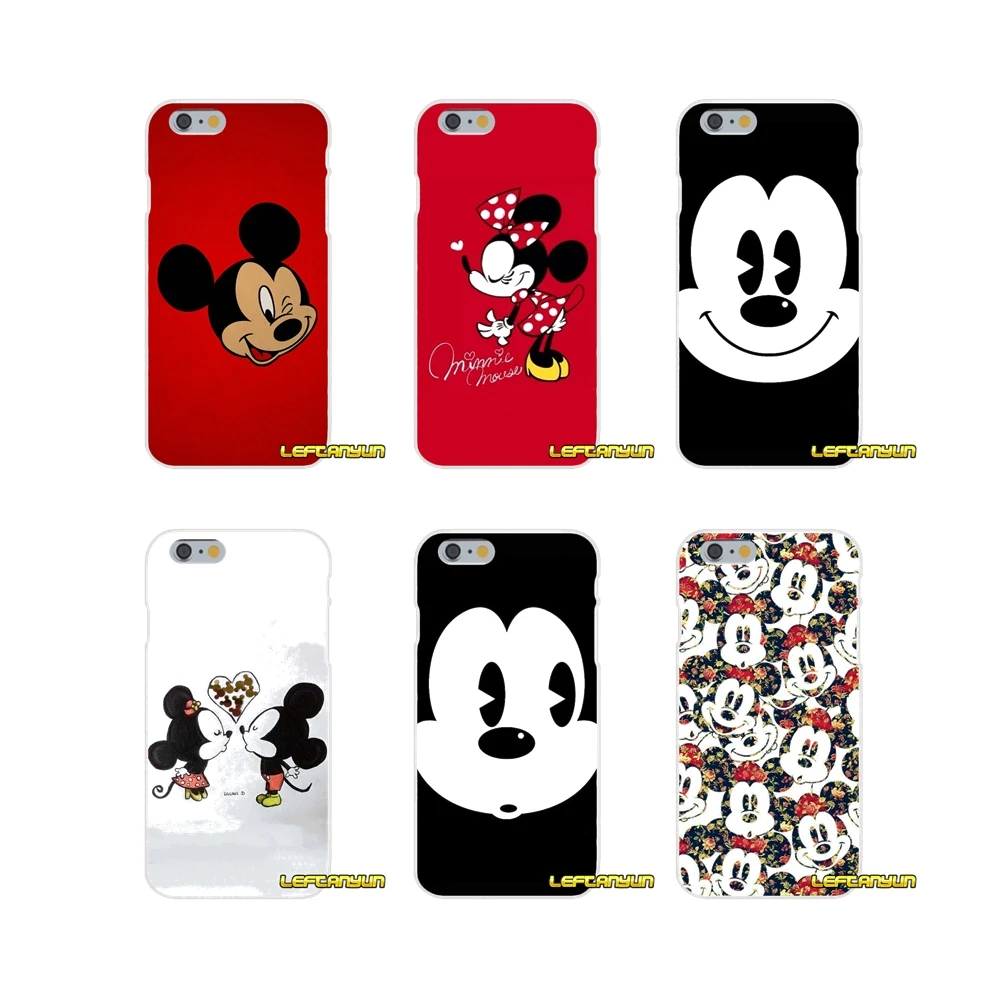 Goedkoop Voor Sony Xperia Z Z1 Z2 Z3 Z4 Z5 compact M2 M4 M5 E3 T3 XA Aqua Mickey Minnie Grappig Gezicht Zachte Telefoon Case siliconen