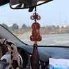 Colgante de madera de Jujube para coche, escultura china de Kwan Yin Buddha, escultura de espejo retrovisor, decoración artesanal, 1 ud., QDD9215 ► Foto 3/4