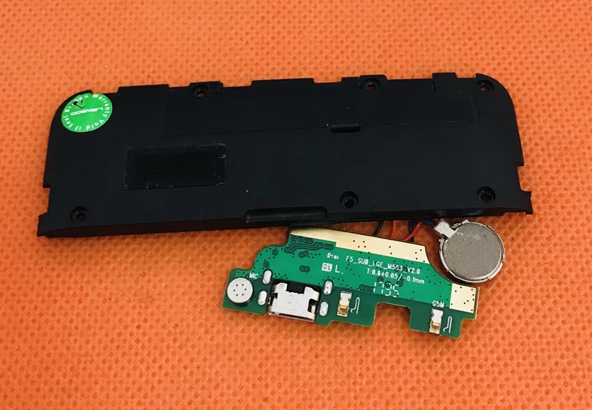 Online Used Original USB Plug Charge Board+loud speaker For Leagoo M8 MT6580A Quad Core 5.7\