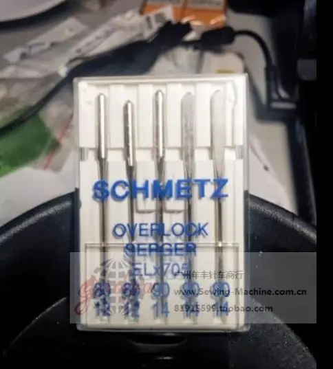 Singer ELx705/1x5 Nadeln#80/12 1x5 Nadeln#90/14 needle Schmetz оверлок/коверстик для BabyLock, Gritzner, Pfaff, elna - Цвет: Schmetz Overlock mix