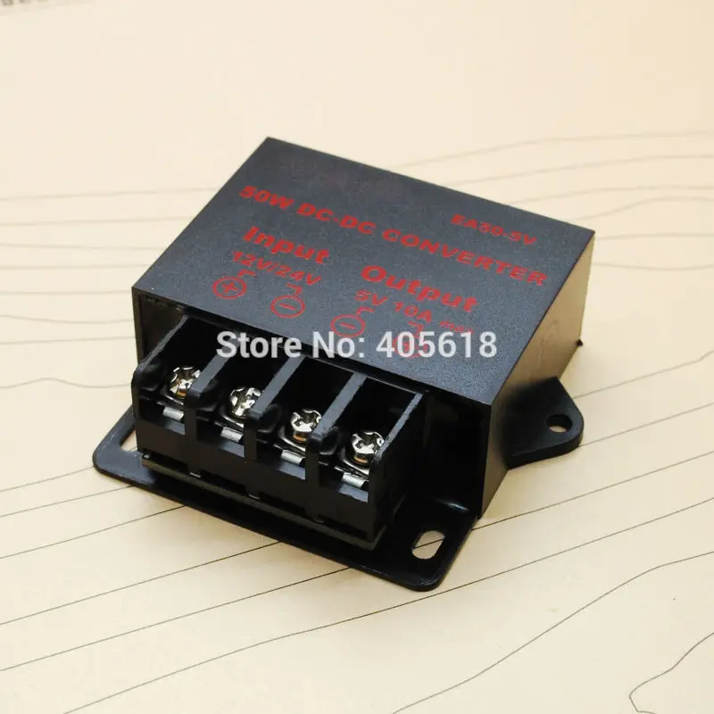 12V/24V to 5V DC DC Converter Step Down Buck Module 12V to 5V 24V to 5V