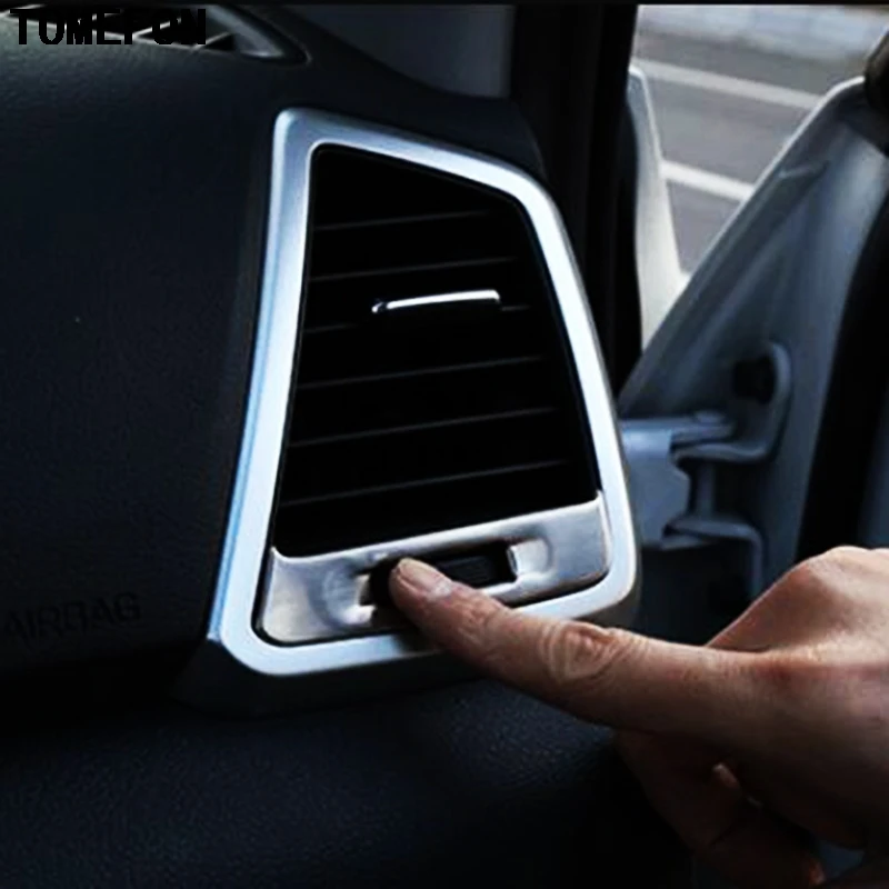 TOMEFON 5pcs For Hyundai Tucson 2015 Stainless Steel Front and Rear Air