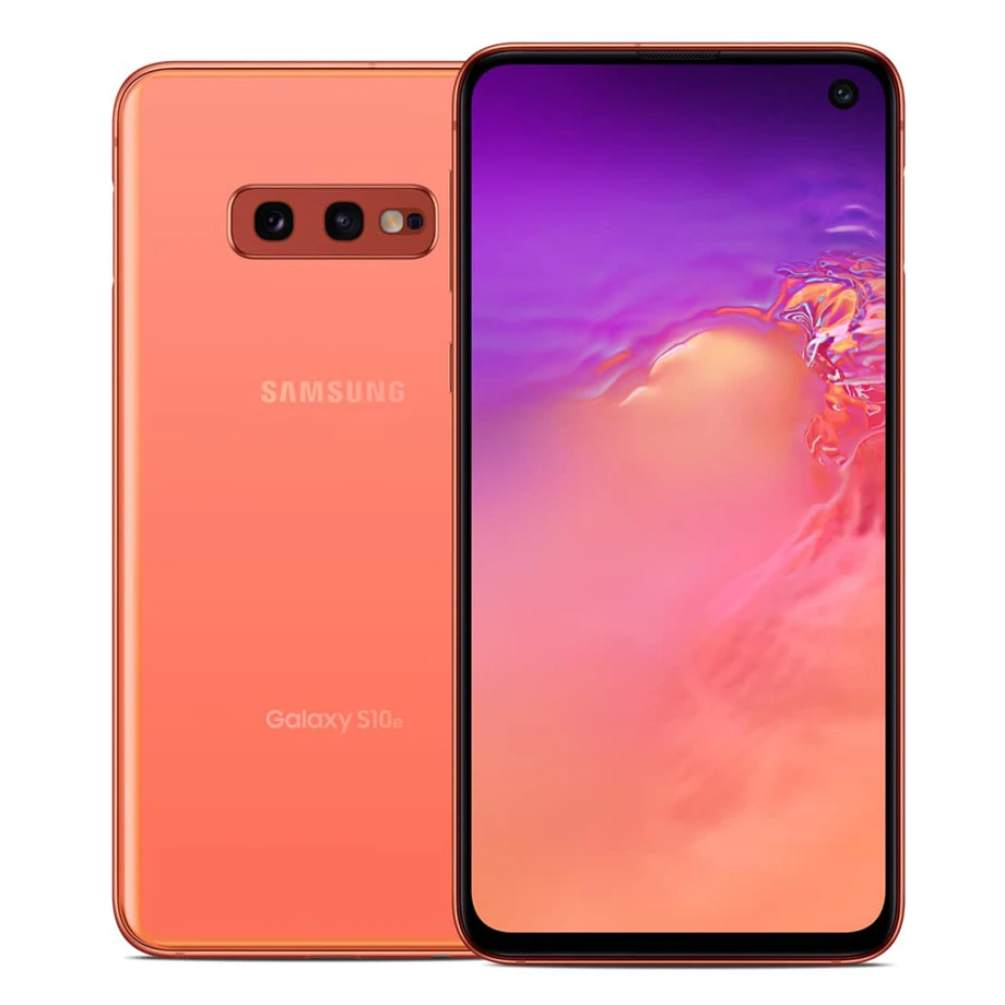 Samsung Galaxy S10e G970U,, LTE, Android, мобильный телефон Snapdragon 855, четыре ядра, 5,8 дюймов, 16 МП и 12 МП, 6 ГБ ram, 128 ГБ rom, NFC