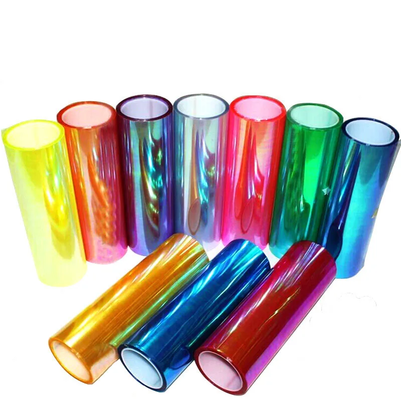 

New 10 Colors Car Color-Changing Film 1PC Car Styling Chameleon Headlight Taillight Vinyl Tint Sticker Light Film Wrap 30X60CM
