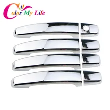 Color My Life ABS Chrome Car Door Handle Cover Doors Protection Trim Sticker for Chevrolet Trax 2011 – 2017 Accessories Parts
