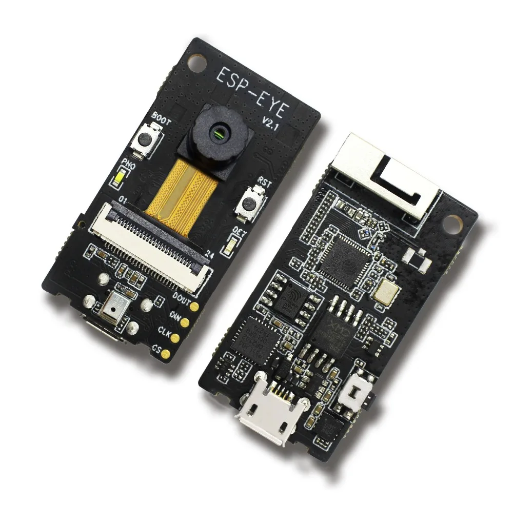 

New ESP-EYE ESP32-based Development Board Wifi Transmission 8 MB PSRAM 4 MB Flash For Face Detectionand Recognition Micro USB