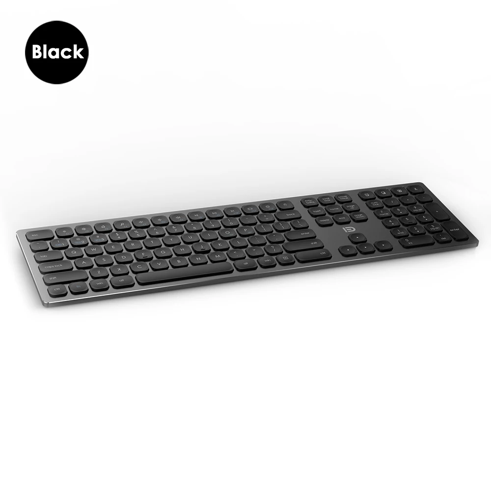 

FD IK8300 Wireless Keyboard Slim Comfortable Quiet Chocolate Key Dual BT Channel Multi-device for iPad Smart Phone Laptop