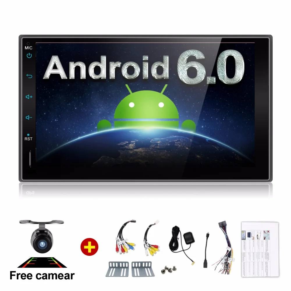 7 Android 7 1 RAM 2G touch screen Quad core 2 DIN universal font b car