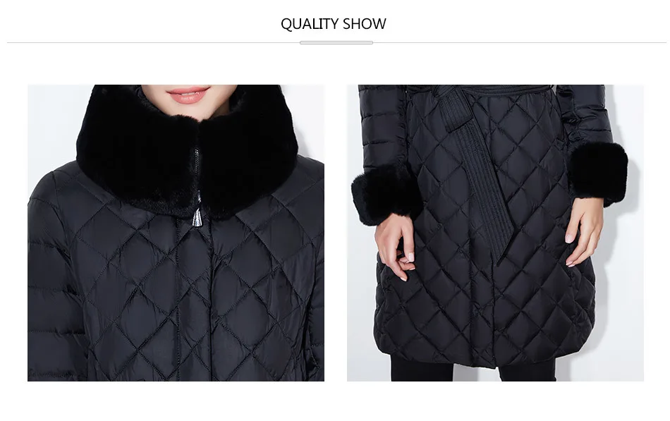 inverno longo parka mulher acolchoado casaco feminino