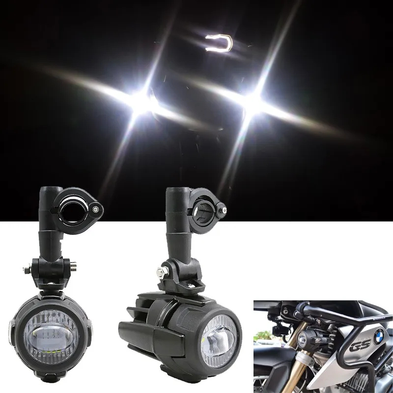 Автомобильный мото белый 6000K лм светодиодный фонарь для мотоцикла, противотуманная фара, прожектор, водонепроницаемая мотоциклетная лампа для BMW Honda Harley