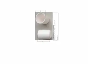 

Ceramic crucible, alumina crucible, 30x33mm corundum crucible, 99 ceramic high temperature crucible