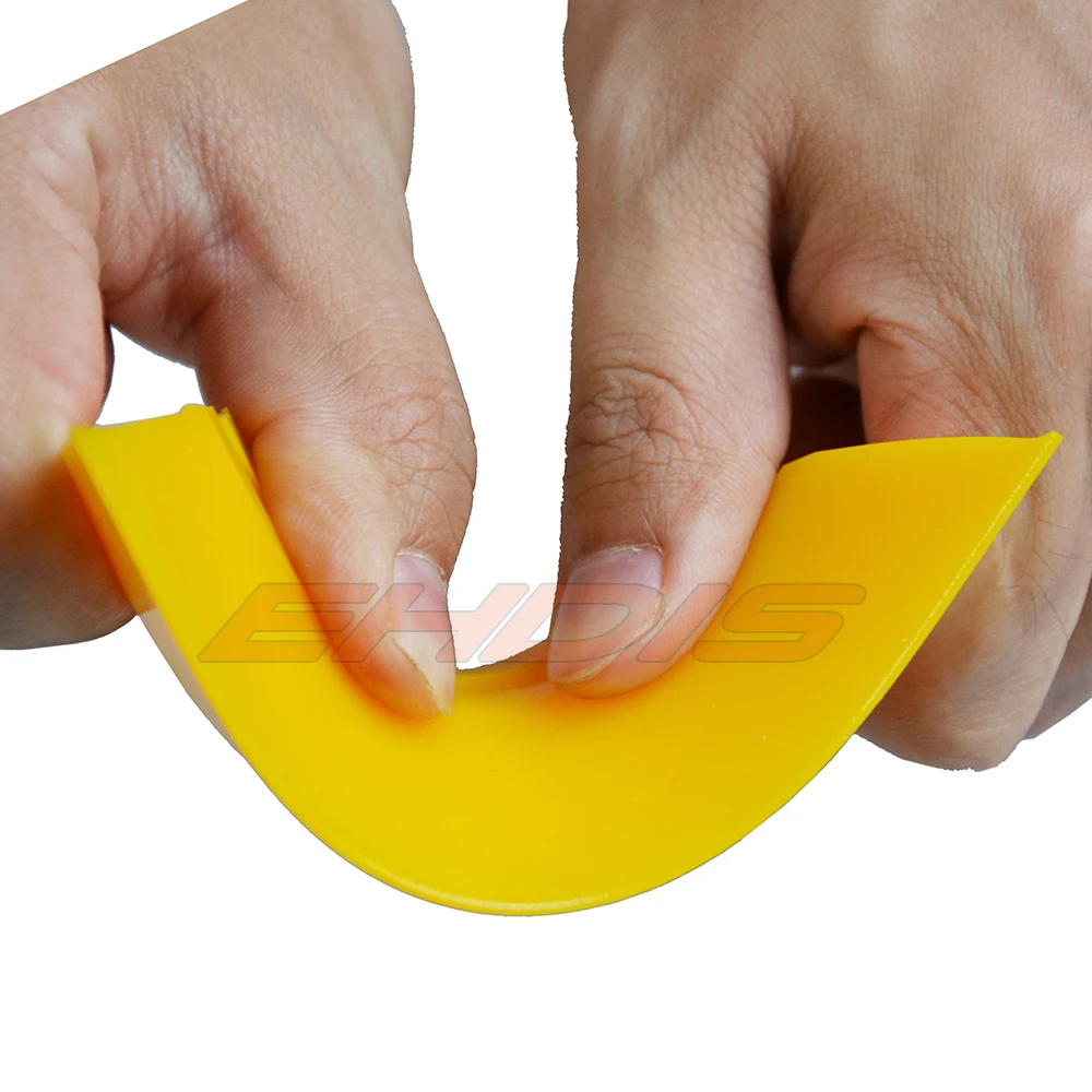 14cm/5.5" Soft Rubber Blade Squeegee Turbo Scraper Glass Cleaning Water Wiper Window Tint Vinyl Car Film Wrapping Tool