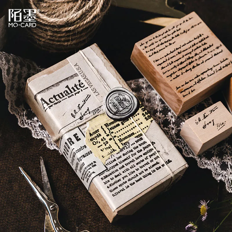 retro letter romantic poetry wood rubber seal clear stamps scrapbooking dairy diary journal photo album decoration diy stamps aliexpress aliexpress