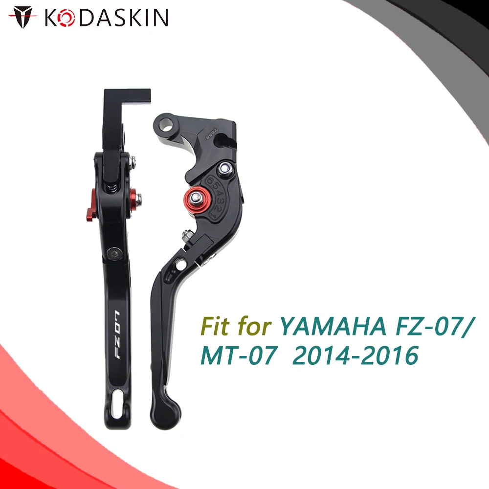 Kodaskin CNC регулируемый для YAMAHA FZ-07 MT-07 FZ07 MT07 2014-2016 Откидное Выдвижная сцепные рычаги