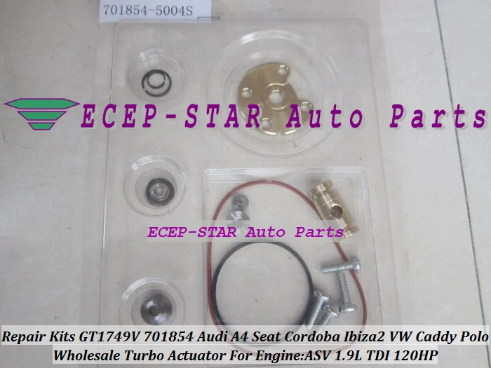 

Free ship Repair Kit rebuild GT1749V 701854 701854-5004S 028145702N Turbocharger For AUDI A4 A6 Seat Cordoba Leon Polo ASV 1.9L