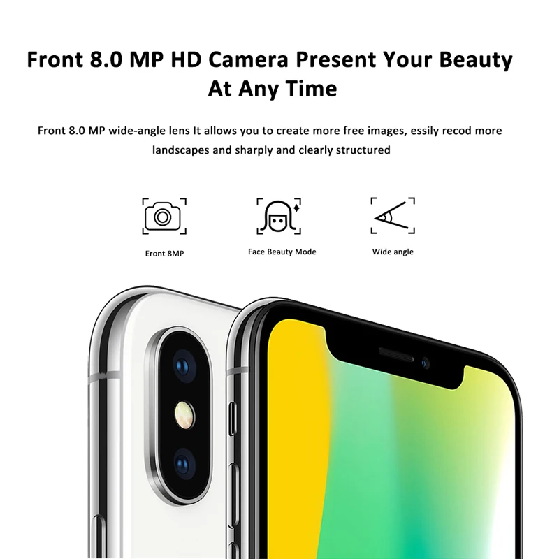 XGODY Symbol X 3G Unlock Smartphone 5.7 Inch 18:9 Notch Screen Mobile Phone Android 8.1 Quad Core 2G+16GB 13.0MP Celular Face ID XGODY Symbol X 3G Unlock Smartphone 5.7 Inch 18:9 Notch Screen Mobile Phone Android 8.1 Quad Core 2G+16GB 13.0MP Celular Face ID