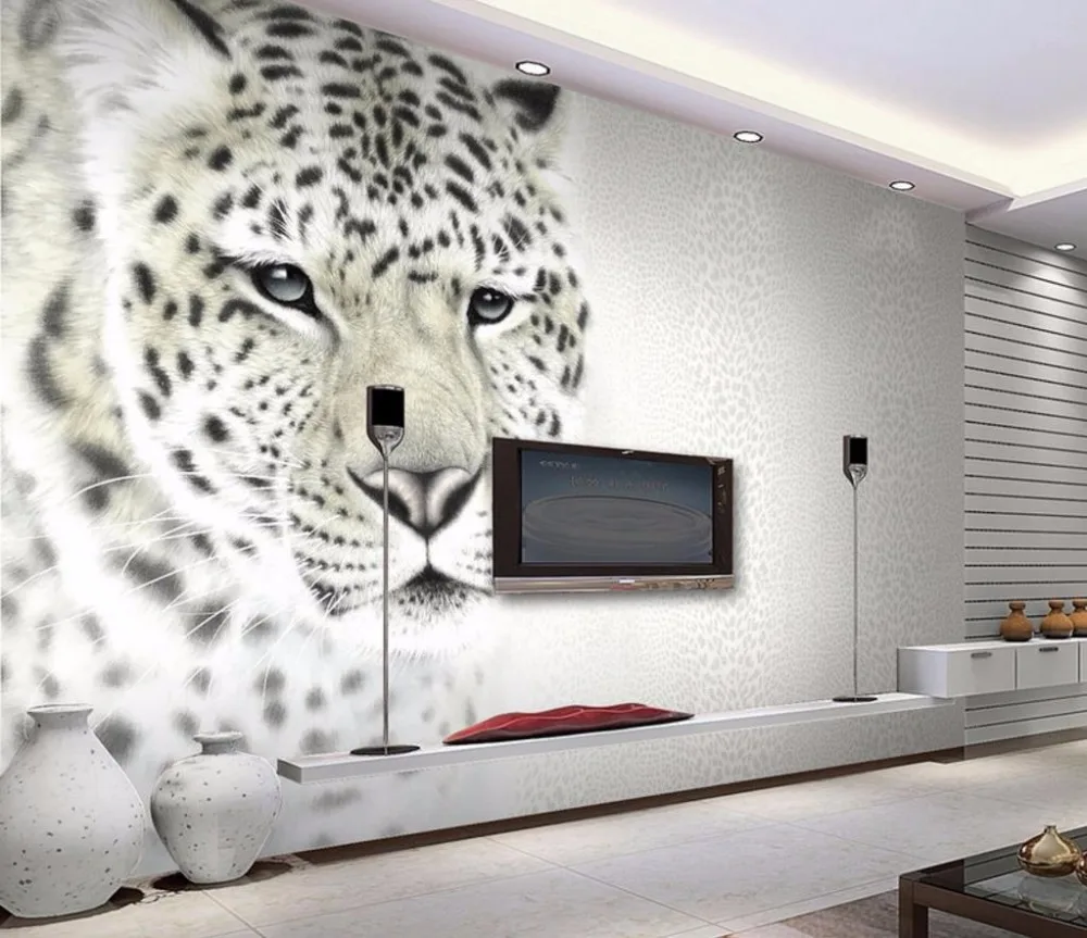 3D Custom Modern Fashion Decorative Paintings Animal Large Mural Wall