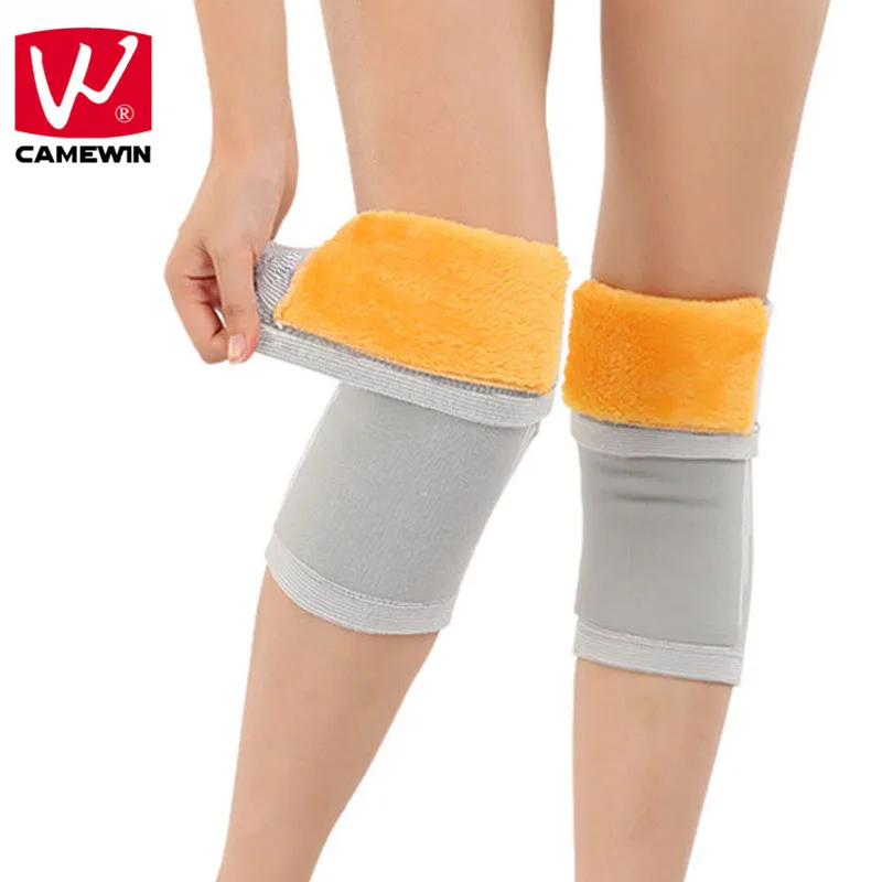 

CAMEWIN Brand 2 PCS Knee Pads Keep Warm Knee Guard Breathable Thickening Knee Support Prevent Arthritis Reduce Joint Pain
