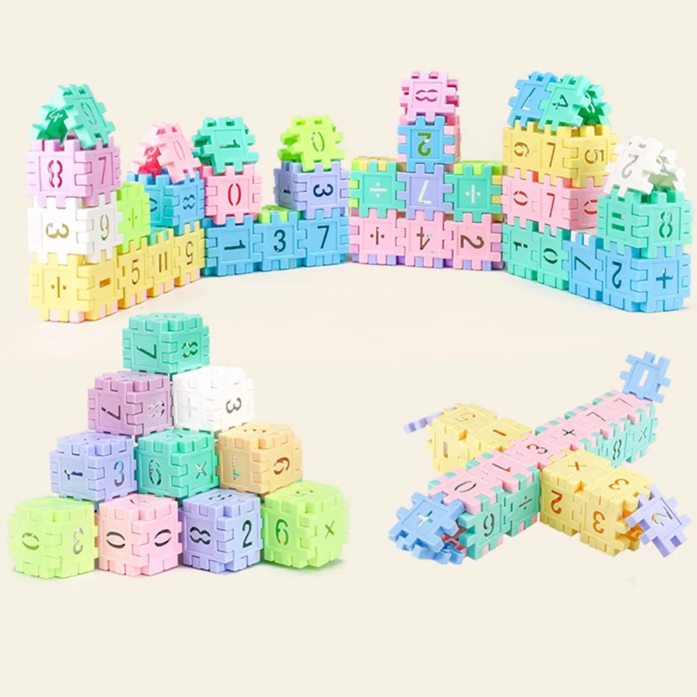 Creative Blocks Assembling Educational Toys Plastic Building Blocks ...