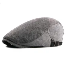 Корейская модная шапка, мужская шапка, женская шапка, берет, остроконечная шапка на весну и осень, армейский зеленый, черный, серый